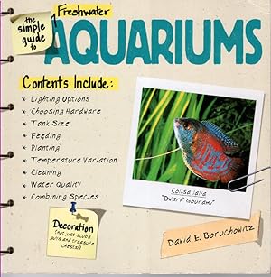 Seller image for The Simple Guide to Fresh Water Aquariums for sale by Ye Old Bookworm