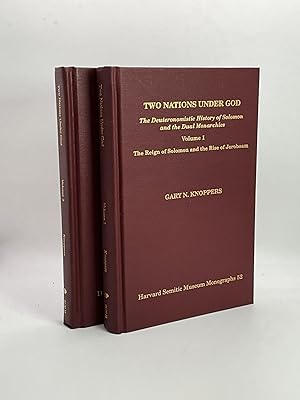 Immagine del venditore per Two Nations Under God: The Deuteronomistic History of Solomon and the Dual Monarchies : The Reign of Solomon and the Rise of Jeroboam (001) (Harvard Semitic Monographs) The Deuteronomistic History of Solomon and the Dual Monarchies [Harvard Semitic Museum Monographs 52, 53] Volume 1: The Reign of Solomon and the Rise of Jeroboam, Volume 2: The Reign of Jeroboam, the Fall of Israel, and the Reign of Josiah venduto da Arches Bookhouse