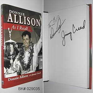 Donnie Allison: As I Recall SIGNED