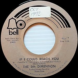 Seller image for If I Could Reach You / Tomorrow Belongs To The Children [7" 45 rpm Single] for sale by Kayleighbug Books, IOBA