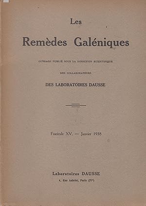 Seller image for Les Remdes Galniques - Fascicule XV (Hamamelis Virginiana L.- Hormones) for sale by PRISCA