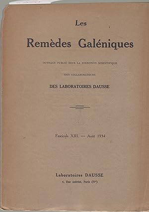 Seller image for Les Remdes Galniques - Fascicule XIII (erodium- fenugrec) for sale by PRISCA