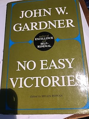 Seller image for No Easy Victories. Signed for sale by Bristlecone Books  RMABA