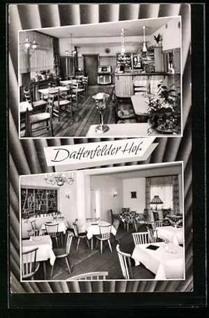 Immagine del venditore per Ansichtskarte Dattenfeld, das Hotel Restaurant Dattenfelder Hof, Gastraum und Bar venduto da Bartko-Reher
