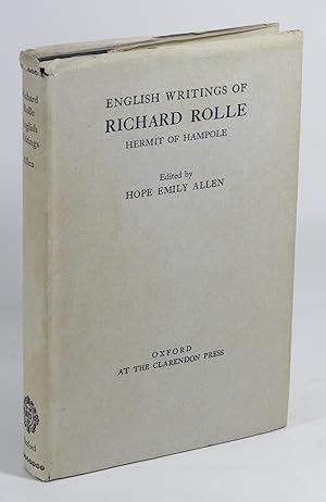 Seller image for English Writings of Richard Rolle : Hermit of Hampole for sale by Renaissance Books, ANZAAB / ILAB