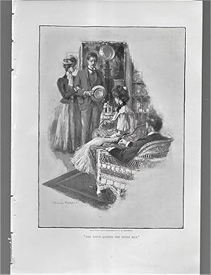 Seller image for Her Touch Quieted The Young Man, Illustration for sale by Legacy Books II