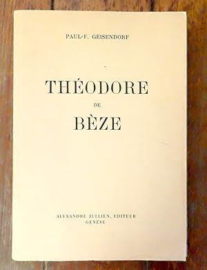 Seller image for Thodore de Bze. for sale by La Bergerie