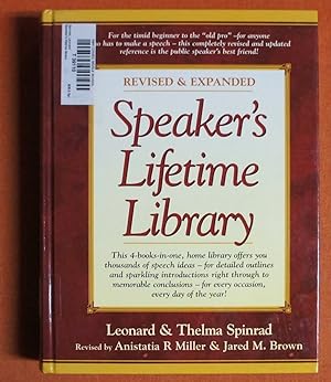 Imagen del vendedor de Speaker's Lifetime Library a la venta por GuthrieBooks