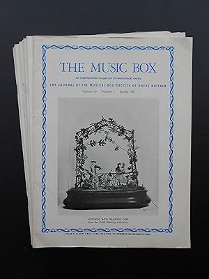 Imagen del vendedor de THE MUSIC BOX. The Journal of the Musical Box Society of Great Britain / An International Magazine of Mechanical Music. Vol.10 (1981-1982). a la venta por J. R. Young