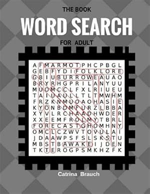 Seller image for Book Word Search for Adult : Word Search Large Print Paper 50 Puzzles Fun Game for sale by GreatBookPrices