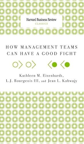 Imagen del vendedor de How Management Teams Can Have a Good Fight a la venta por GreatBookPrices