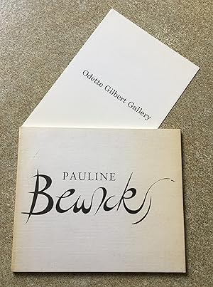 Image du vendeur pour Pauline Bewick - Watercolours and Tapestries 26 Nov-24 Dec 1987 (exhibition catalogue) mis en vente par Joe Collins Rare Books