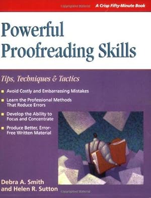 Imagen del vendedor de Powerful Proofreading Skills: Tips, Techniques and Tactics (Fifty-Minute) a la venta por WeBuyBooks