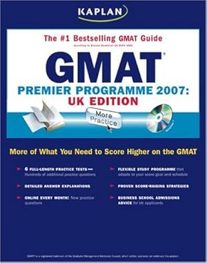 Bild des Verkufers fr Kaplan GMAT Premier Program: UK Edition: Graduate Business School Admissions Exam zum Verkauf von WeBuyBooks