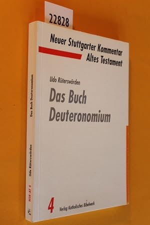 Imagen del vendedor de Das Buch Deuteronomium (Neuer Stuttgarter Kommentar Altes Testament 4) a la venta por Antiquariat Tintentraum