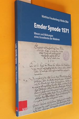 Seller image for Emder Synode 1571. Wesen und Wirkungen eines Grundtextes der Moderne. for sale by Antiquariat Tintentraum