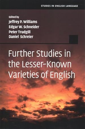 Immagine del venditore per Further Studies in the Lesser-Known Varieties of English venduto da GreatBookPrices