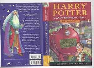 Bild des Verkufers fr Harry Potter and the Philosopher's Stone ( AKA: Sorcerer's Stone ) --book 1 of the Series -by J K Rowling ( Volume One )( 1st Canadian Corrected Edition ) zum Verkauf von Leonard Shoup