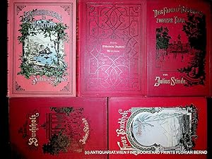 Bild des Verkufers fr BUCHHOLZ Konvolut folgender Bnde 1) Die Familie Buchholz. Aus dem Leben der Hauptstadt. Berlin, Grote, 1900 85. Auflage, original illustrierter Leinenband, 8, 210 Seiten, Titelei gestempelt, sonst guter Zustand / 2) Die Familie Buchholz zweiter Theil. Aus dem Leben der Hauptsadt. Berlin, Grote, 1900 61. Auflage, original illustrierter Leinenband, 8, 186 Seiten, Titelei gestempelt, sonst guter Zustand / 3) Frau Buchholz im Orient. Berlin, Verlag Freund u. Jeckel, 1897, 34. Auflage, original illustrierter Leinenband, 8, 238 Seiten, Titelei gestempelt, sonst guter Zustand / 4) Wilhelmine Buchholz  Memoiren. Berlin Verlag Freund und Jeckel 1895 ohne Auflagenvermerk laut Wilpert / Ghring Nr. 32 Erstauflage original Leinenband, 8, 232 Seiten, Zustand. Gut / 5) Buchholzens in Italien. Reise-Abenteuer v. Wilhelmine Buchholz. Berlin, Freund und Jeckel, 1896 55. Auflage illustrierter original Leinenband, 8, 168 Seiten; Zustand: gut - sehr gut, unteres Kapital etwas berieben zum Verkauf von ANTIQUARIAT.WIEN Fine Books & Prints