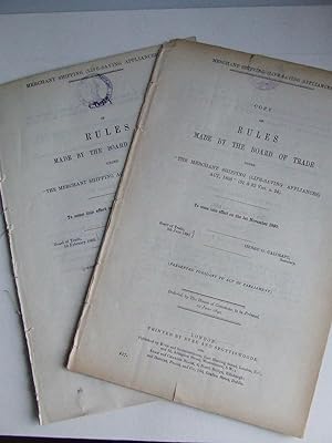 Seller image for Copy of Rules made by the Board of Trade under the "Merchant Shipping (Life-Saving Appliances) Act, 1888" to come into effect on the 31st day of March 1902 for sale by McLaren Books Ltd., ABA(associate), PBFA