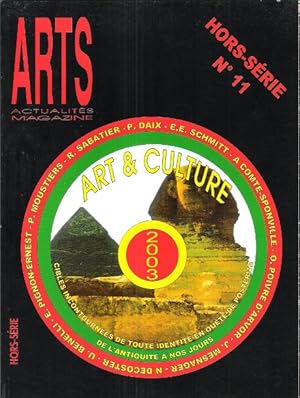 ARTS Actualités Magazine Hors Série n° 11 , Janvier 2003 : Arts & Culture