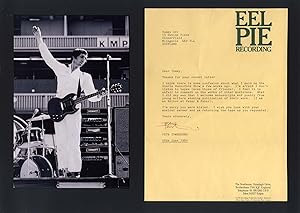 Seller image for Pete Townshend Autograph, typed letter signed & mounted for sale by Markus Brandes Autographs GmbH