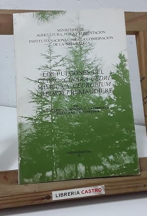 Los pulgones del cedro: Cinara cedri mimeur y cedrobium laportei remaudiere