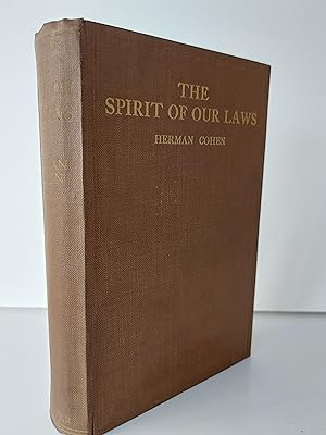 Bild des Verkufers fr The Spirit of Our Laws zum Verkauf von Berkshire Rare Books