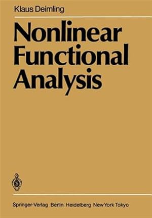 Imagen del vendedor de Nonlinear Functional Analysis a la venta por GreatBookPricesUK