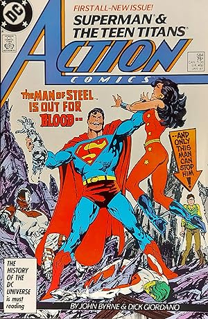 Action Comics, No.584, January 1987 - Superman & The Teen Titans