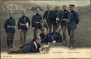 Ansichtskarte / Postkarte Deutsche Soldaten in Uniformen, Offiziere