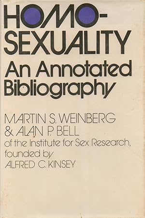 Image du vendeur pour Homosexuality _ An Annotated Bibliography mis en vente par San Francisco Book Company