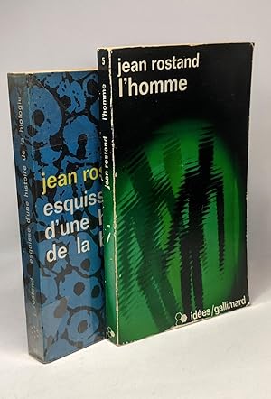 L'homme (1976) + Esquisse d'une histoire de la biologie (1966) - 2 livres