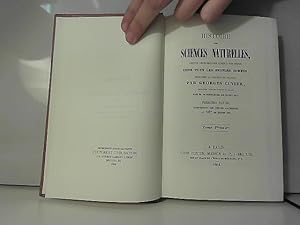 Bild des Verkufers fr Histoire des sciences naturelles (1845, rimp. 1969) tome I zum Verkauf von JLG_livres anciens et modernes