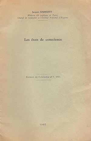Immagine del venditore per Les Etats de conscience venduto da PRISCA