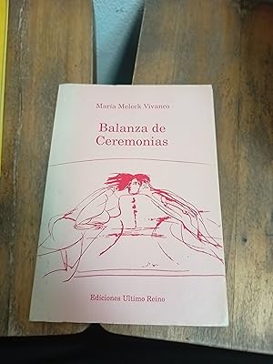 Seller image for Balanza de ceremonias for sale by Libros nicos
