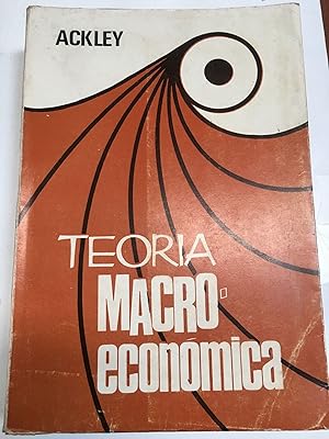 Image du vendeur pour Teoria macro economica mis en vente par Libros nicos