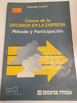 Imagen del vendedor de Claves de la decision en la empresa a la venta por Libros nicos