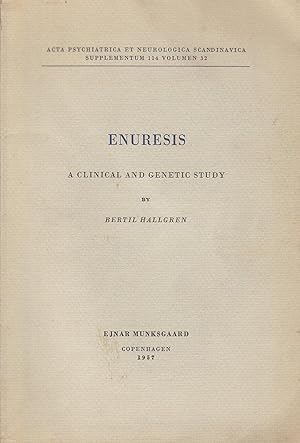 Imagen del vendedor de Enuresis : A Clinical and Genetic Study a la venta por PRISCA