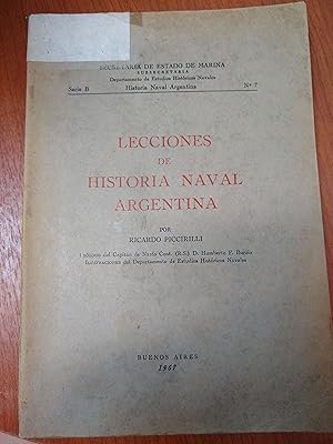 Seller image for Lecciones de historia naval argentina for sale by Libros nicos