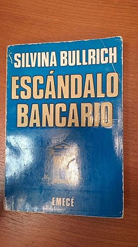 Imagen del vendedor de Escandalo bancario a la venta por Libros nicos