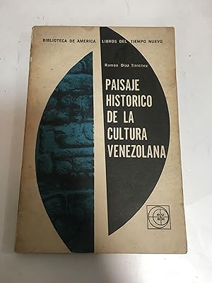 Imagen del vendedor de Paisaje historico de la cultura venezolana a la venta por Libros nicos