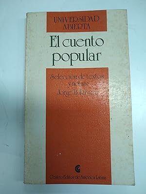 Bild des Verkufers fr El cuento popular zum Verkauf von Libros nicos