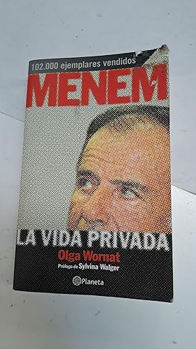 Imagen del vendedor de Menen la vida privada a la venta por Libros nicos