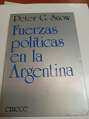 Imagen del vendedor de Fuerzas polticas en la Argentina a la venta por Libros nicos