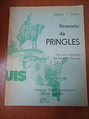 Imagen del vendedor de Itinerario de Pringles a la venta por Libros nicos