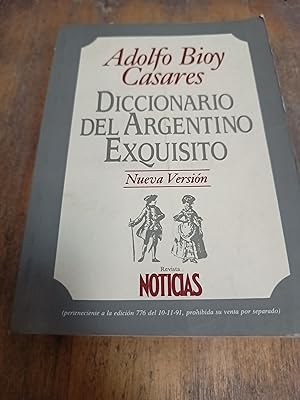 Seller image for Diccionario del argentino exquisito for sale by Libros nicos