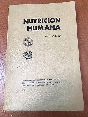 Seller image for Nutricion humana for sale by Libros nicos