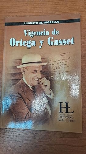 Seller image for Vigencia de Ortega y Gasset for sale by Libros nicos