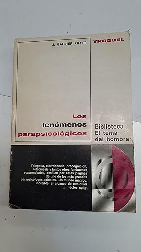 Seller image for Los fenomenos parapsicologicos for sale by Libros nicos